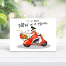 Welsh Christmas card, Welsh lady Christmas card, Festive Welsh card