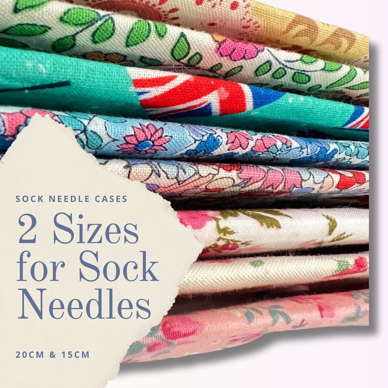 Sock Knitting needle cases - Summer Collection
