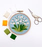 Snowdrop Embroidery Kit - Hand Embroidery Kit - Image 1
