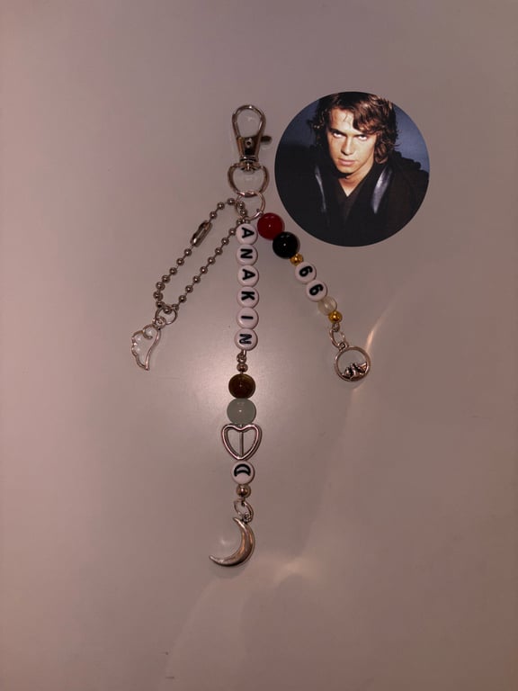 Anakin Skywalker Star Wars inspired handmade keychain