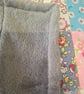 Patchwork Blanket. Fleece backed. - Image 6
