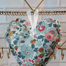 Lavender Scented Hanging Heart in Liberty of London Tana Lawn fabric
