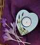 Lavender Tea Light Holder - Hand Painted - Image 5
