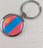 Mongolia Flag Keyring
