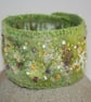 Embroidered Felted Meadow Cuff  - Image 2