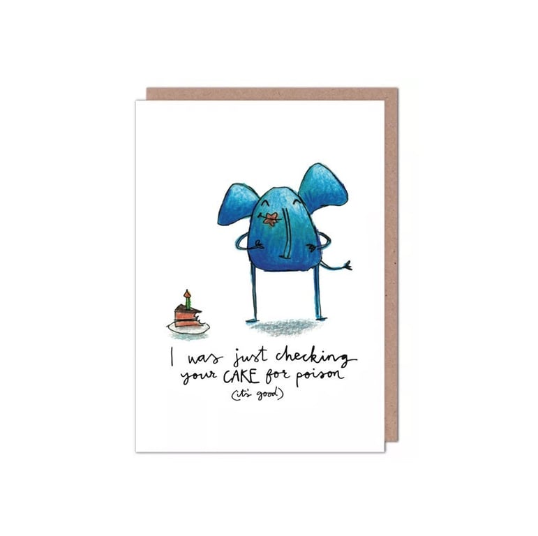 Elephant Birthday Card