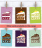 Coffee Cake Word Art Birthday Card - Image 3