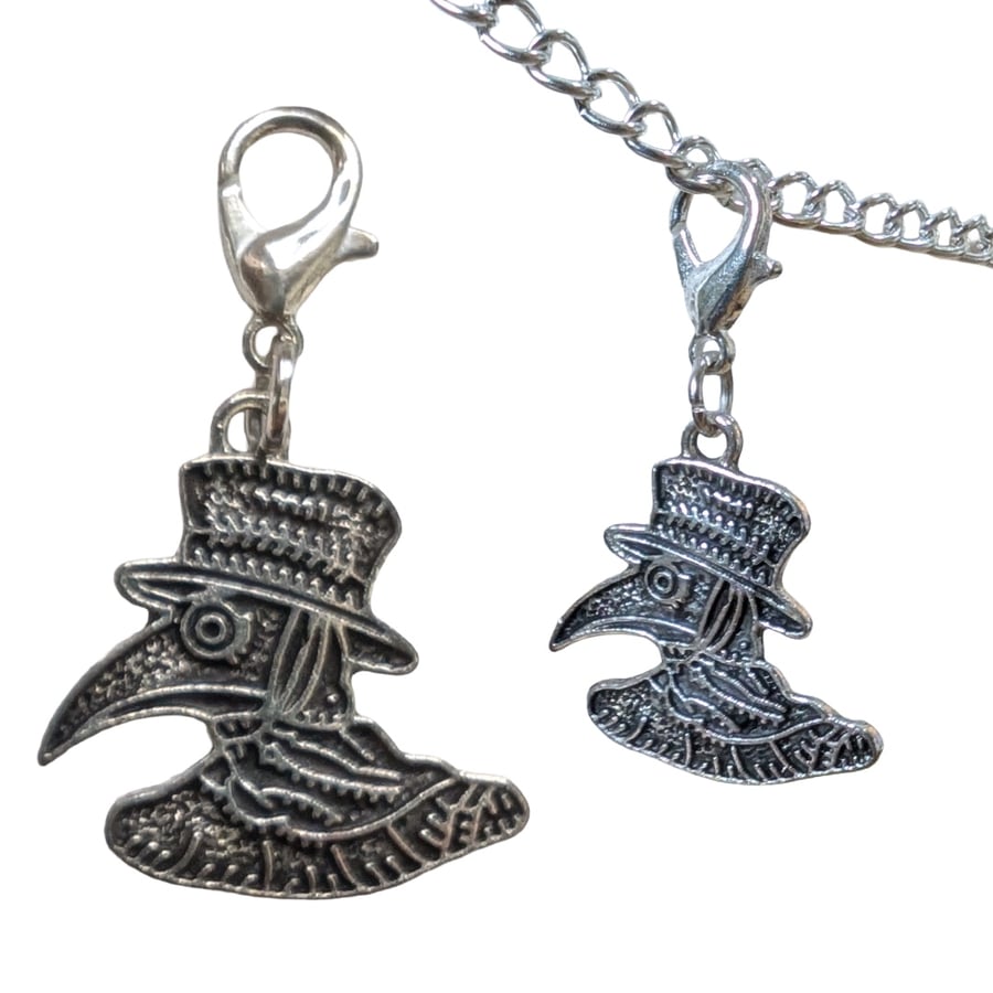 Detachable plague doctor charm