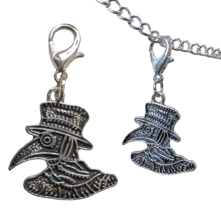 Detachable plague doctor charm