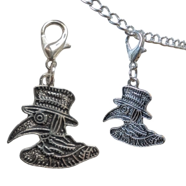 Detachable plague doctor charm