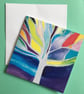 Soft Shades large greeting card