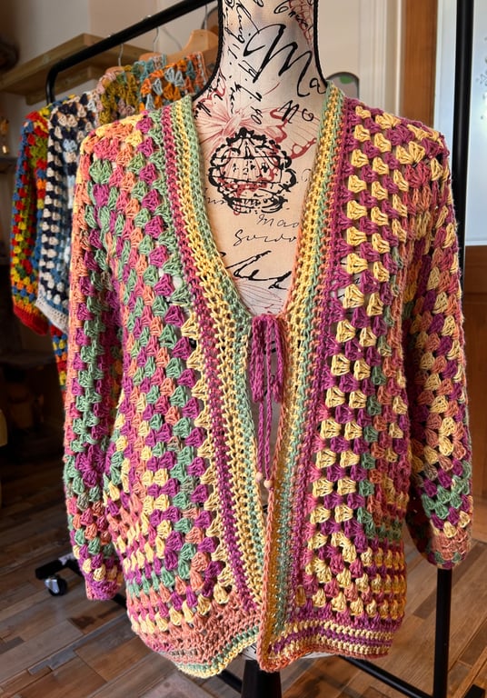 Fruit Salad Oversized Cardigan 14-20