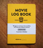 Single A6 ‘Movie’ pocket log book with typographic design cover