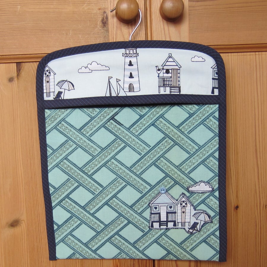 Beach Huts Peg Bag