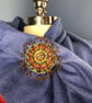 Large Covid Brooch - recycled - Image 5