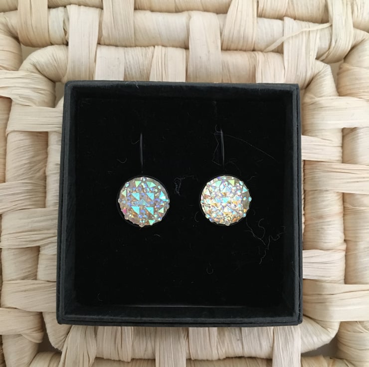 Druzy hot sale earring supplies