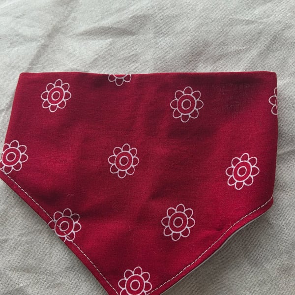 Elasticated slip-on Dog Bandana - Size M-L