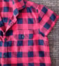 Red  Flannel Shirt Peg or Storage Bag - Image 6