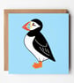 Puffin Greeting Card, Bird Blank Card, Seabirds, Eco Friendly Card, Coastal Card - Image 2