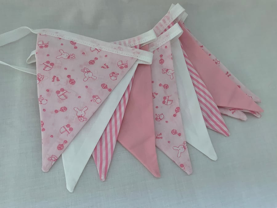 Bunting, Nursery Bunting, Girls Bunting, Flags 
