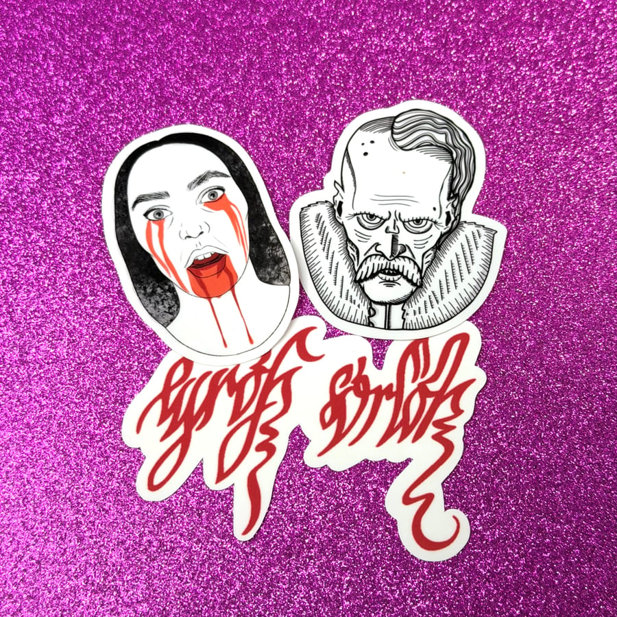 Nosferatu Vinyl Stickers - Set Of 3