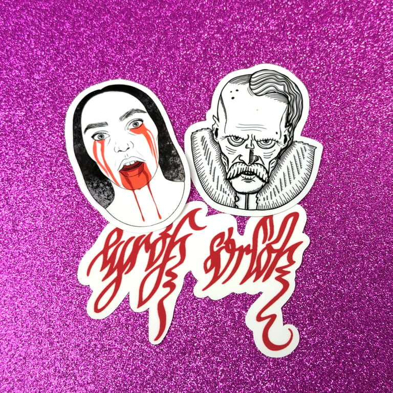Nosferatu Vinyl Stickers - Set Of 3