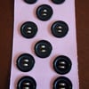 10 BLACK BUTTONS