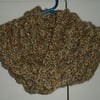 Lady's crocheted infinity cowl neck scarf ref 534