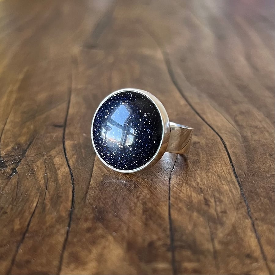 Written In The Stars Handmade Statement Ring - Size O (UK)