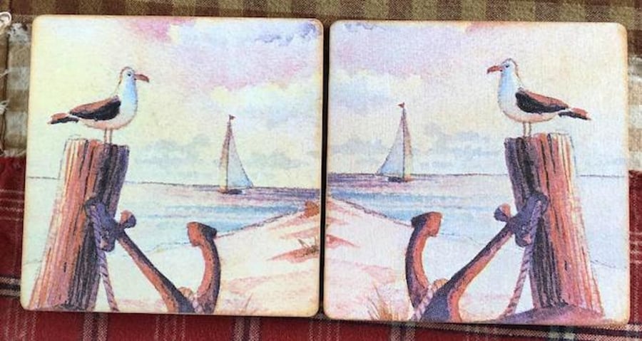 Seagull Coaster Set (2)