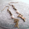 Bronze Hare Earrings