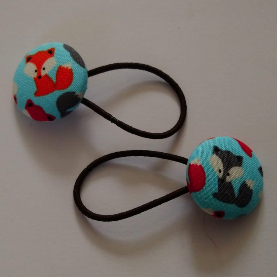 Fox Design Hair Bobble Hair Bands