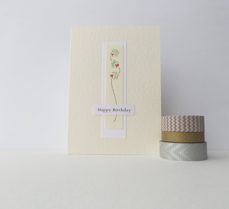 Unique Handmade Birthday Cards, Arty cards A6