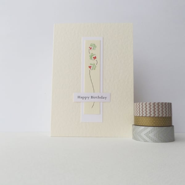 Unique Handmade Birthday Cards, Arty cards A6