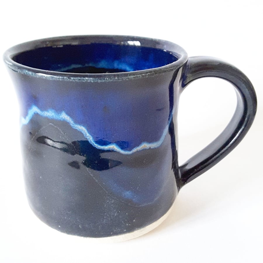 Blue Wave Ceramic Mug 