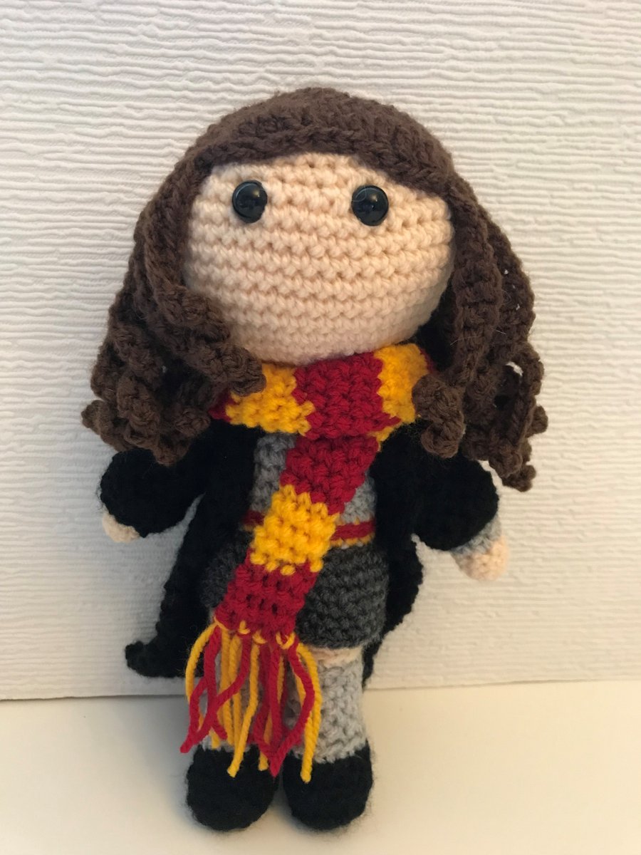 Crocheted Harry Potter Character Dolls - HERMIONE