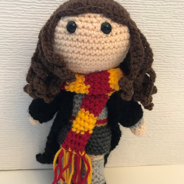 Crocheted Harry Potter Character Dolls - HERMIONE