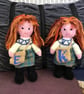 Small 7" Katie doll. Birthday gift . Scotland personalised bag - Image 1