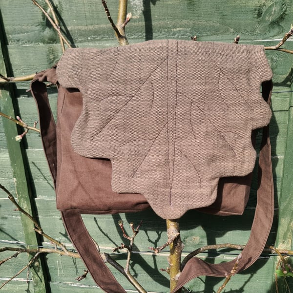Oak Leaf Bag Large A4 Brown 