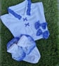 Sophia's Personalised Handmade 4-Piece School Sets -Royal Blue & White