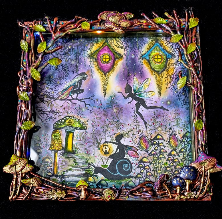 Whispering Forest Light up Frame 