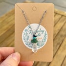 Sea Glass & Natural Stone Stacked Necklace