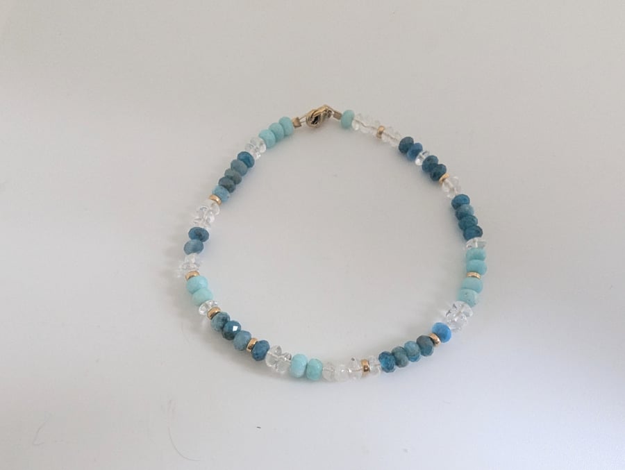 Gold Filled Semi Precious Bracelet