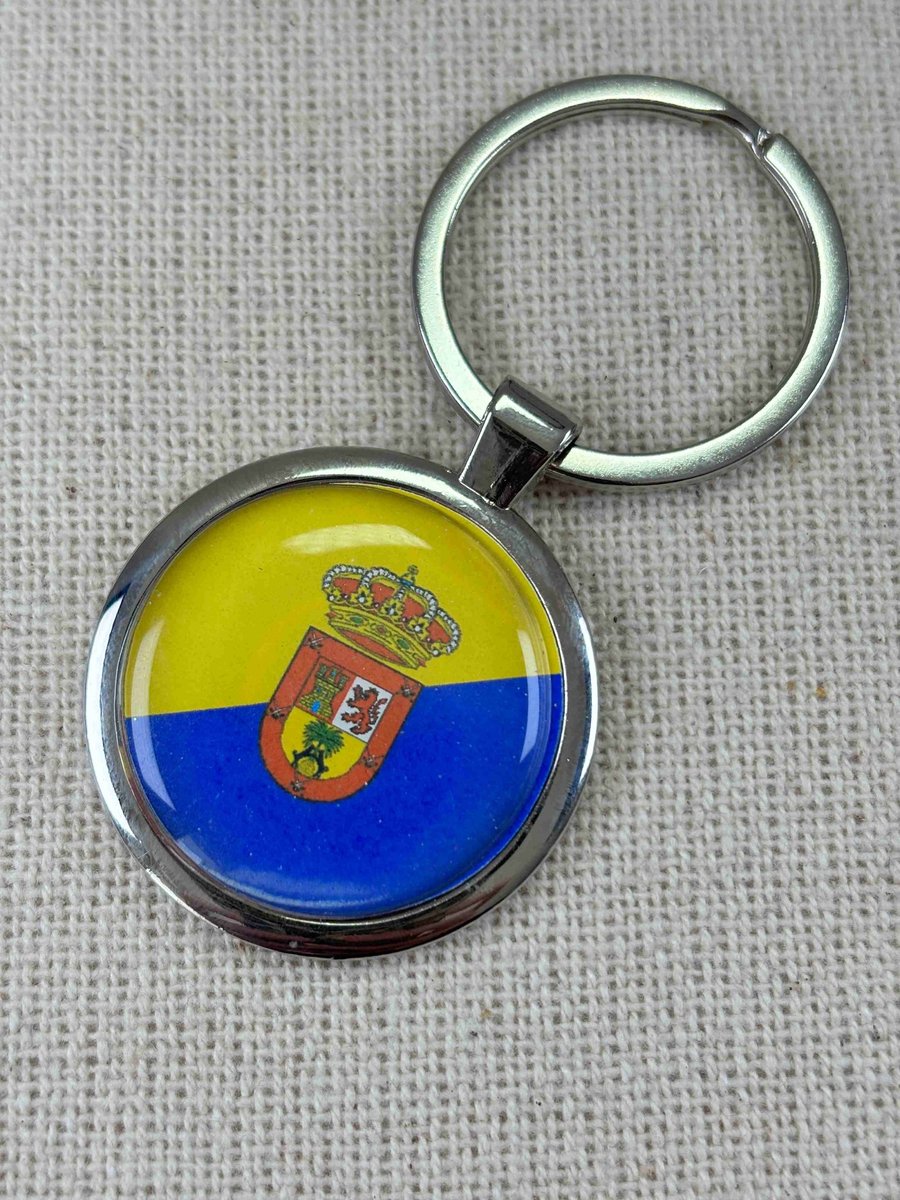 Gran Canaria Flag Keyring