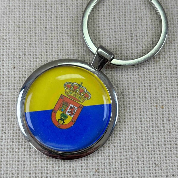 Gran Canaria Flag Keyring