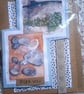 watercolour print greeting card handmade- no 10 pebbles 