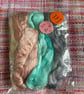 Hand Dyed Tussah Silk - 20g