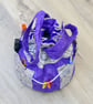 Small Drawstring Reversible Knitting or Crochet Project Bag - Image 4