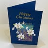 Handmade Christmas card - quilled, paper quilling