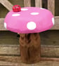 Pink Spotty Toadstool - Image 3